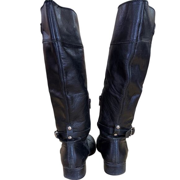 Antonio Melani Black Riding Boots Size 9M - Picture 2 of 6